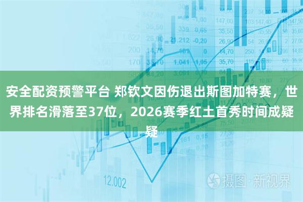 安全配资预警平台 郑钦文因伤退出斯图加特赛,世界排名滑落至37位,2026赛季红土首秀时间成疑